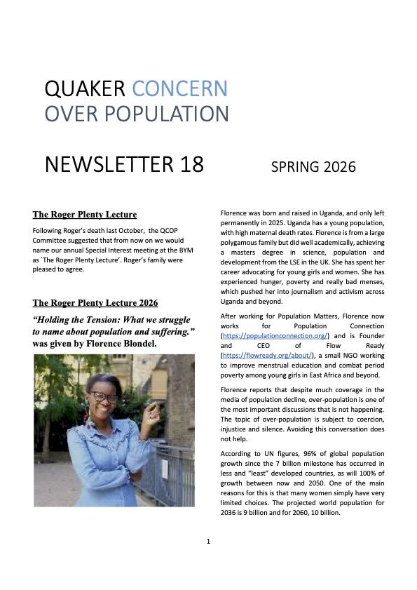 Newsletter 18 Spring 2026 Front page